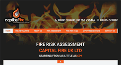 Desktop Screenshot of capital-fire.co.uk